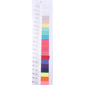 Zamek kostkowy dwusuwakowy K10Rx2  75 cm