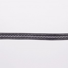 Wstawka stylonowa 15 mm czarna