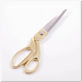 Nożyczki metalowe ciężkie 240 mm -  złote