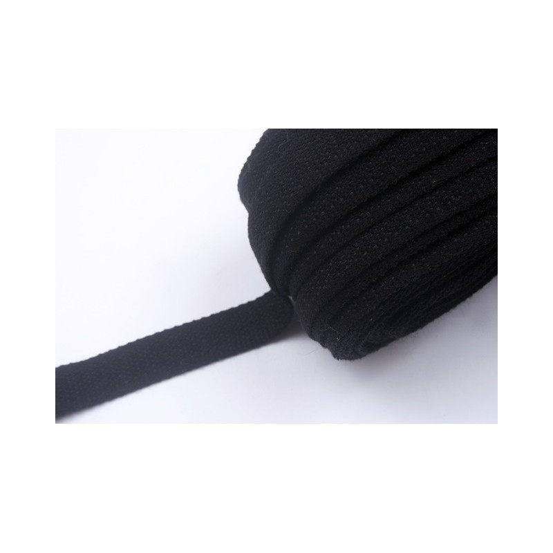 Taśma spodniowa bawełniana (50 mb) czarna