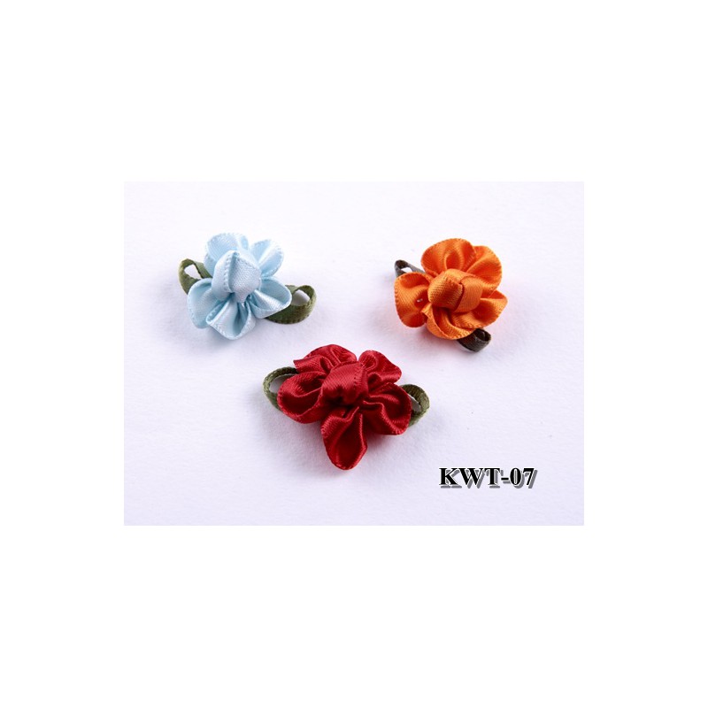Kwiatki satynowe KWT-07 wrzosowy (50 szt.)