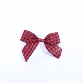 Aplikacja kokardka 4,5 cm czerwona (20 szt.)