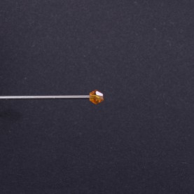 Koraliki bicone ze szkła 4mm jasnopomarańczowe 8g
