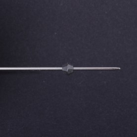 Koraliki bicone ze szkła 4mm srebrne 8g