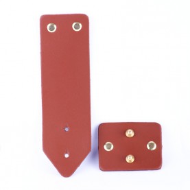 Zapięcie Pat Knop Skórzane Jucht Brąz 155mm