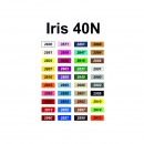 Szafka z nićmi Iris 40n - 40 kolorów x 10 szt.