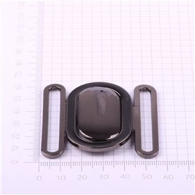 Klamra ozdobna KL-454 4,8 cm czarny (1 szt.)