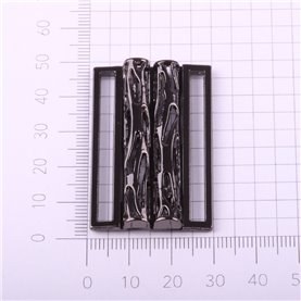 Klamra ozdobna KL-455 4 cm kol. czarny (1 szt.)