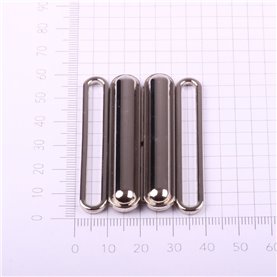 Klamra ozdobna KL-452 5 cm srebrny (1 szt.)