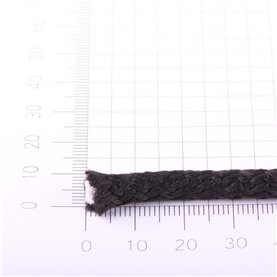 Sznur 6mm z rdzeniem CZARNY ST-06C