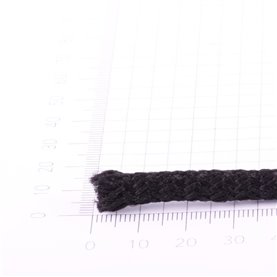 Sznur 7mm z rdzeniem CZARNY ST-07C