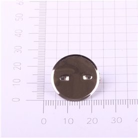 Agrafka baza do broszek 18 mm srebrna (100 szt.)