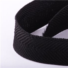 Taśma 20 mm CZARNA Jodełka T20C