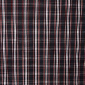 Tkanina kratka 602306 / 19729/22 kol. bordo/czarny