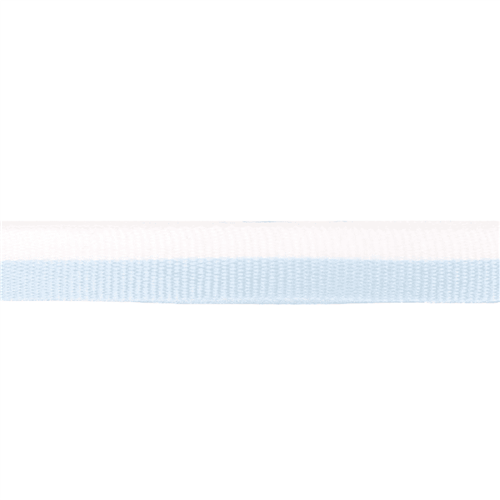 Taśma rypsowa 10mm 9470/10 paski biel-błękit (25m)