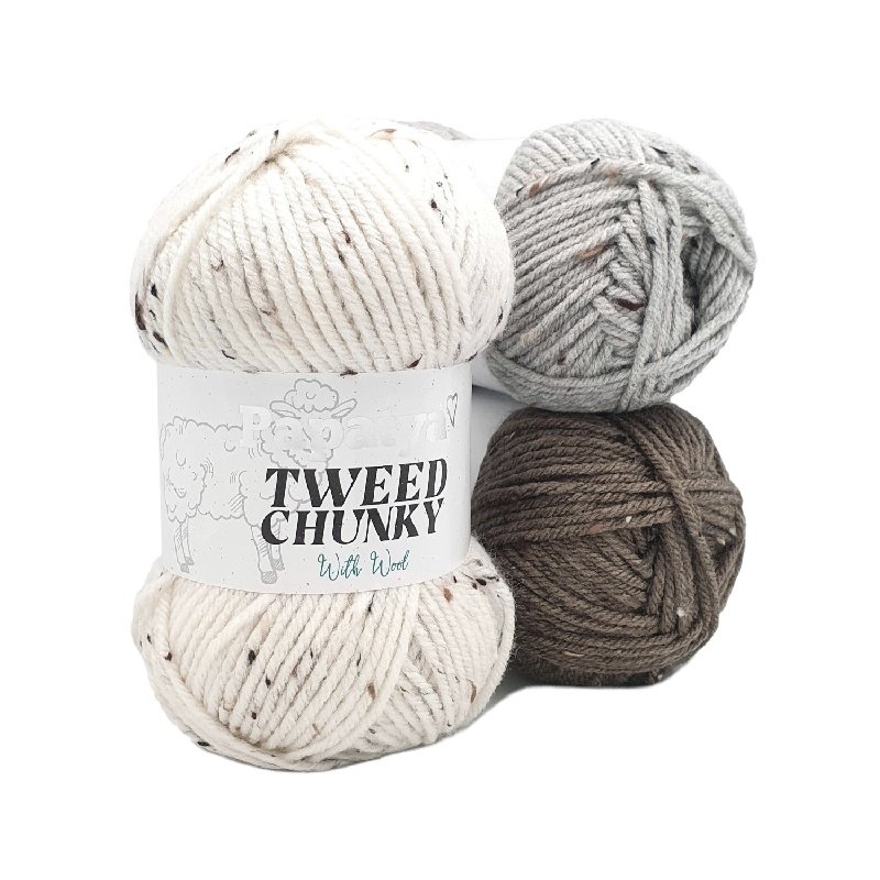 Włóczka Papatya Tweed Chunky (500g)