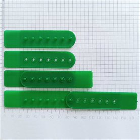 Regulator do czapek 1 dziurka brązowy 25 kpl.