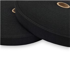 Guma tkana 25 mm czarna (25 m) GP025