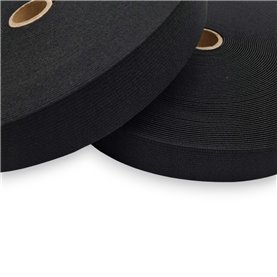 Guma tkana 30 mm czarna (25m) GP030-04