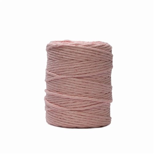 Sznurek bawełniany do makramy Babe Pink 3mm/100m