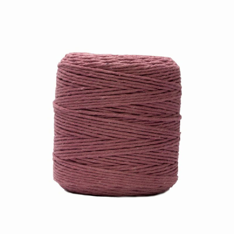 Sznurek bawełniany do makramy Dirty Rose 5mm/50m