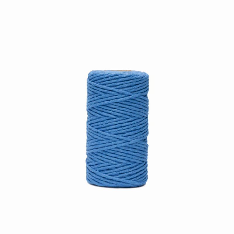 Sznurek bawełniany do makramy Royal Blue 2mm/60m