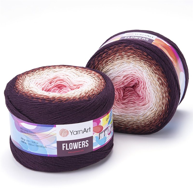 Włóczka YarnArt Flowers 2 x 250 g kol. 319