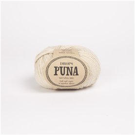 Włóczka Drops Puna Natural Mix 02 beige