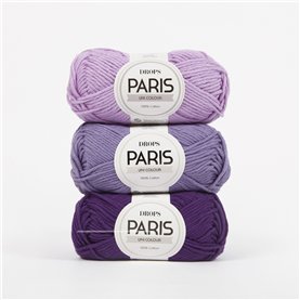 Włóczka Drops Paris Uni Colour 05 lilac
