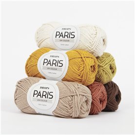 Włóczka Drops Paris Uni Colour 16 white