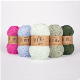 Włóczka Drops Lima Uni Colour 9027 light blue