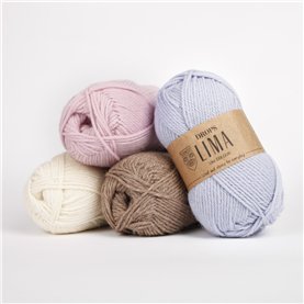 Włóczka Drops Lima Uni Colour 3145 powder pink