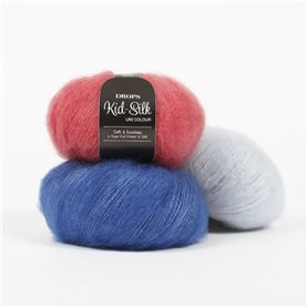 Włóczka Drops Kid-Silk 21 cobalt blue