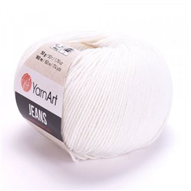 Włóczka YarnArt Jeans 10 x 50 g kol. 01