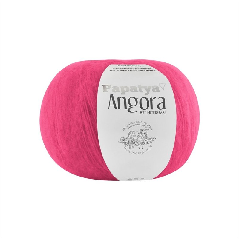 Włóczka Papatya Angora 600g - kol. 4060