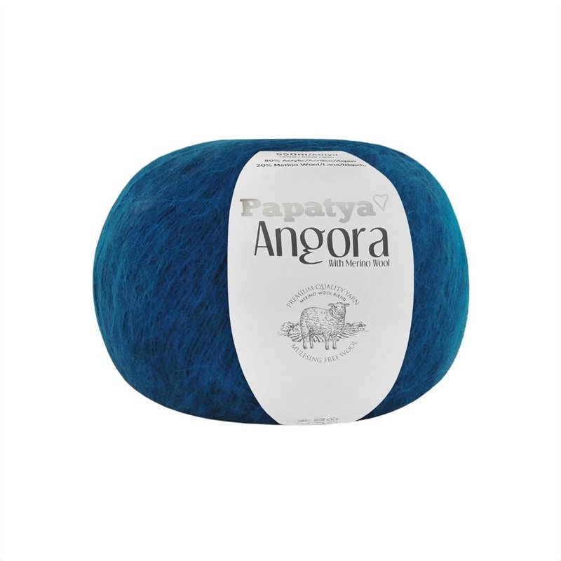 Włóczka Papatya Angora 600g - kol. 5750