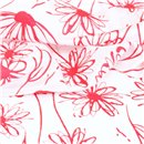 Podszewka drukowana  xp 385 white red