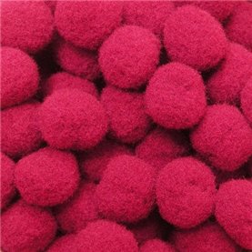Taśma z pomponami PA-40 kol. 314 magenta (10mb)