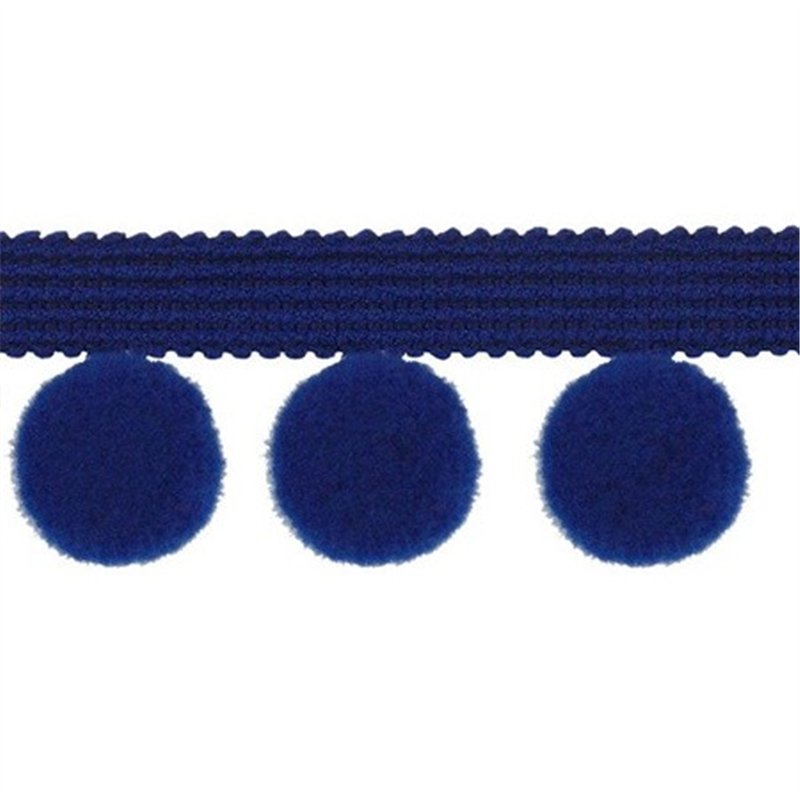 Taśma z pomponami PA-40 kol. 536 szafir (10mb)
