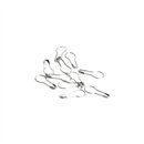 Agrafki ozdobne 22 mm srebrne - 1000 sztuk