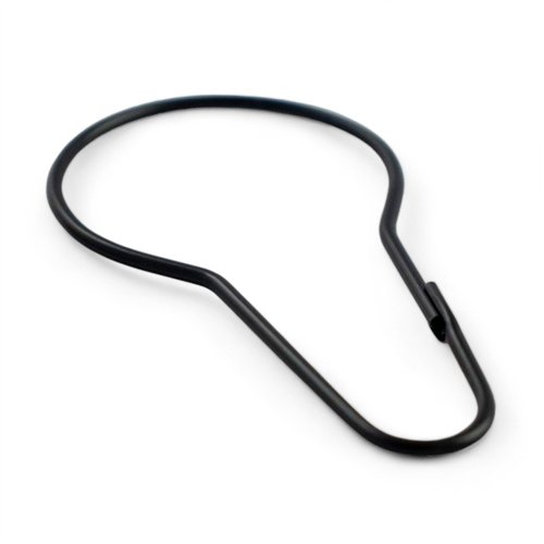 Agrafki ozdobne do firan 80x45 mm czarne