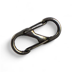 Karabińczyk metalowy KLT-023 32 mm kol. czarny