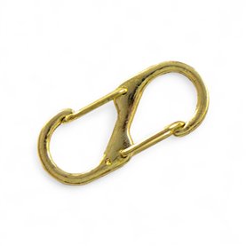 Karabińczyk metalowy KLT-023 32 mm kol. złoty