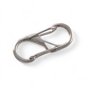 Karabińczyk metalowy KLT-023 32 mm kol. srebrny