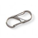 Karabińczyk metalowy KLT-023 32 mm kol. srebrny