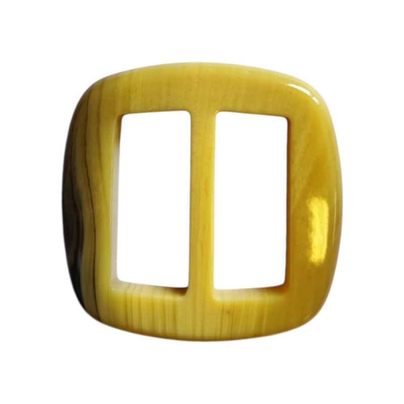 Klamra plastikowa 5 cm beżowy melanż