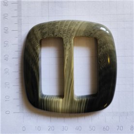 Klamra plastikowa 4 cm szary melanż