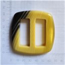Klamra plastikowa 4 cm beżowy melanż