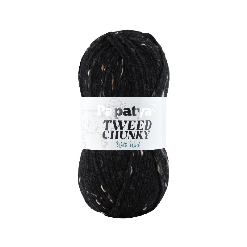 Włóczka Papatya Tweed Chunky (500g) kol. 2000