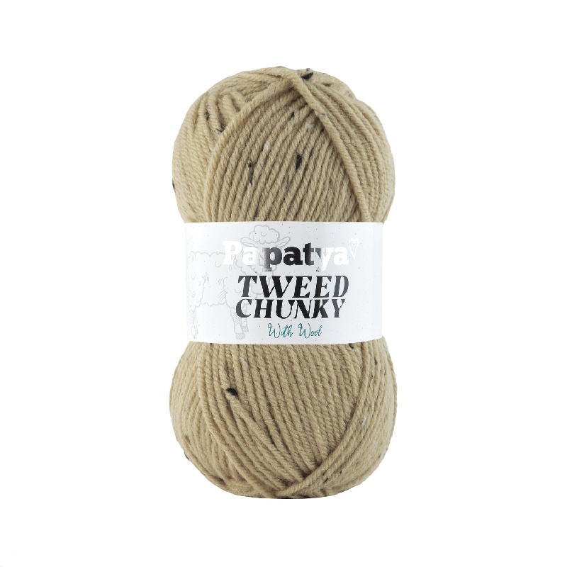 Włóczka Papatya Tweed Chunky (500g) kol. 9320